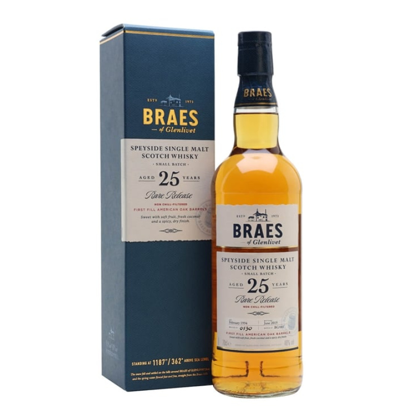 Distillery 25 Year Old – Braes of Glenlivet 25 Year Old / Secret Speyside Speyside Whisky (Speyside) | N/A% ABV, 700ml – Buy Now