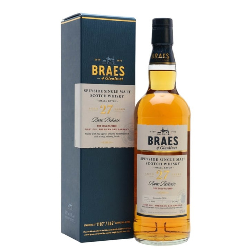 Braes of Glenlivet 27 Year Old / Secret Speyside Single Malt Scotch Whisky
