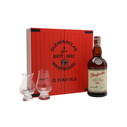 Distillery 25 Year Old – Glenfarclas 25 Year Old Gift Set Whisky Show Package with 2 Sunday Tickets Speyside Whisky (Speyside) | N/A% ABV, 700ml – Buy Now