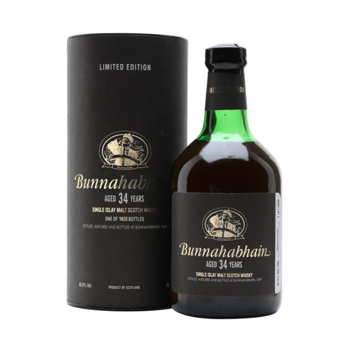 Bunnahabhain 34 Year Old Islay Single Malt Scotch Whisky