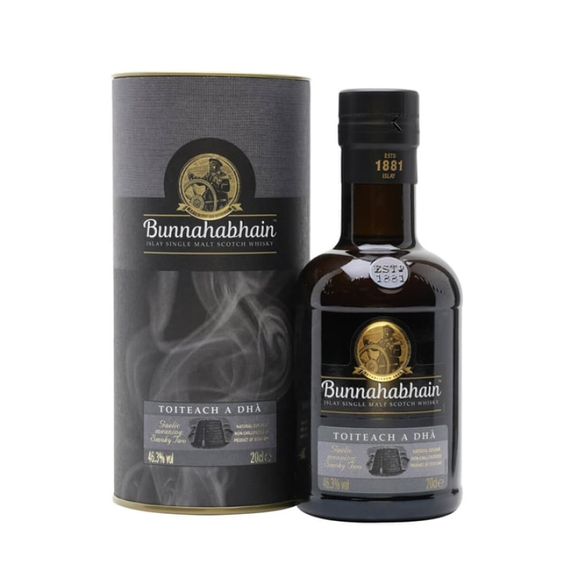Distillery NAS Year Old – Bunnahabhain Toiteach A Dha / Small Bottle Islay Whisky (Islay) | N/A% ABV, 700ml – Buy Now