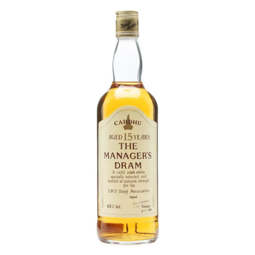 Distillery 15 Year Old – Cardhu 15 Year Old / Manager's Dram Speyside Single Malt Scotch Whisky (Speyside) | N/A% ABV, 700ml – Buy Now