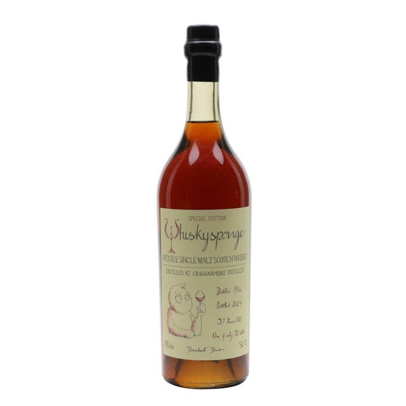 Distillery 37 Year Old – Cragganmore 1986 / 37 Year Old / Whisky Sponge Special Edition Speyside Whisky (Speyside) | N/A% ABV, 700ml – Buy Now