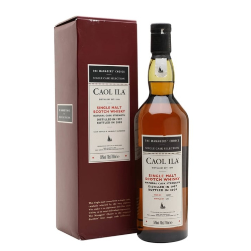 Distillery 11 Year Old – Caol Ila 1997 Managers' Choice / 11 Year Old / Sherry Cask Islay Whisky (Islay) | N/A% ABV, 700ml – Buy Now