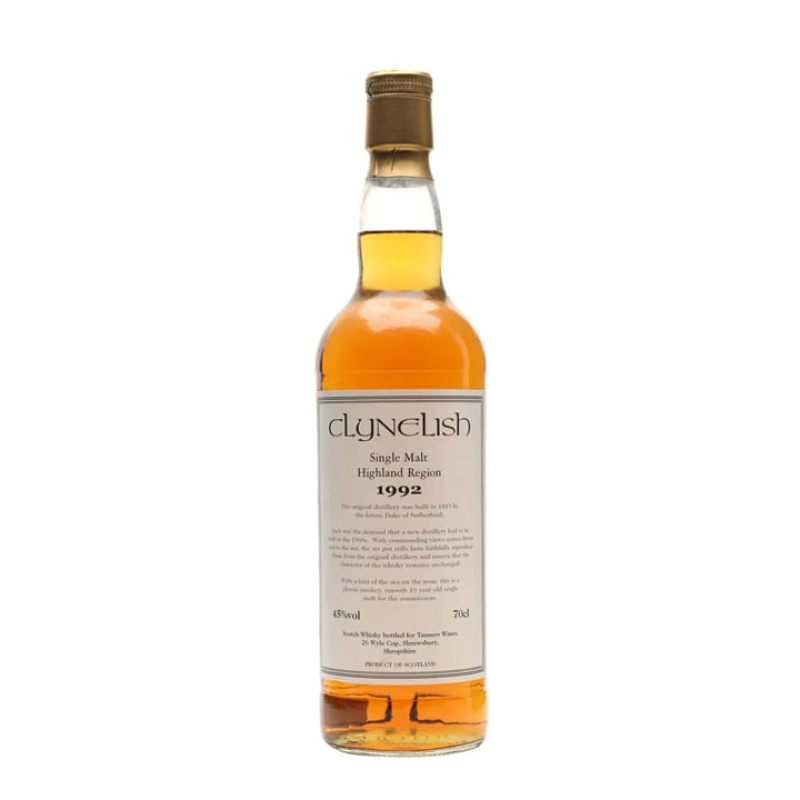 Clynelish 1992 / 10 Year Old / Tanners Wines Highland Single Malt Scotch Whisky