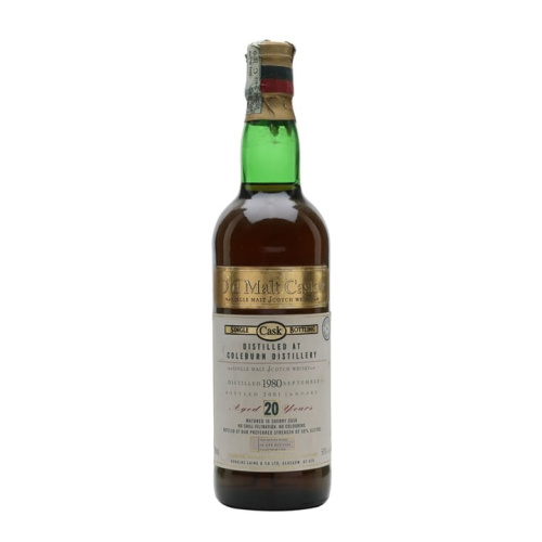 Distillery 20 Year Old – Coleburn 1980 / 20 Year Old / Sherry Cask / Old Malt Cask Speyside Whisky (Speyside) | N/A% ABV, 700ml – Buy Now