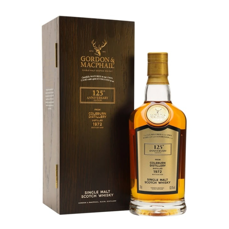Coleburn 1972 / 47 Year Old / Gordon & MacPhail 125th Anniversary Speyside Single Malt Scotch Whisky