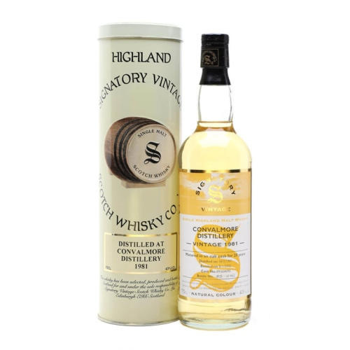 Distillery 20 Year Old – Convalmore 1981 / 20 Year Old / Signatory Speyside Whisky (Speyside) | N/A% ABV, 700ml – Buy Now