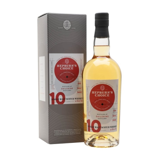 Dailuaine 2011 / 10 Year Old / Bourbon Finish / Hepburn's Choice Speyside Single Malt Scotch Whisky
