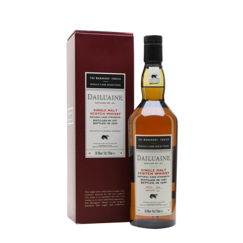 Distillery NAS Year Old – Dailuaine 1997 / Managers' Choice / Sherry Cask Speyside Whisky (Speyside) | N/A% ABV, 700ml – Buy Now