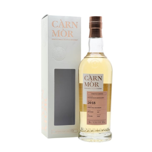 Distillery 6 Year Old – Dalmunach 2018 / 6 Year Old / 1st Fill Bourbon / Carn Mor Strictly Limited Speyside Whisky (Speyside) | N/A% ABV, 700ml – Buy Now