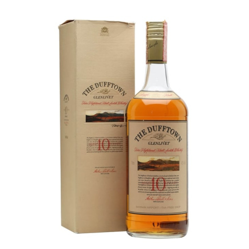 Distillery 10 Year Old – Dufftown-Glenlivet 10 Year Old / Bot.1990s / Litre Speyside Whisky (Speyside) | N/A% ABV, 700ml – Buy Now