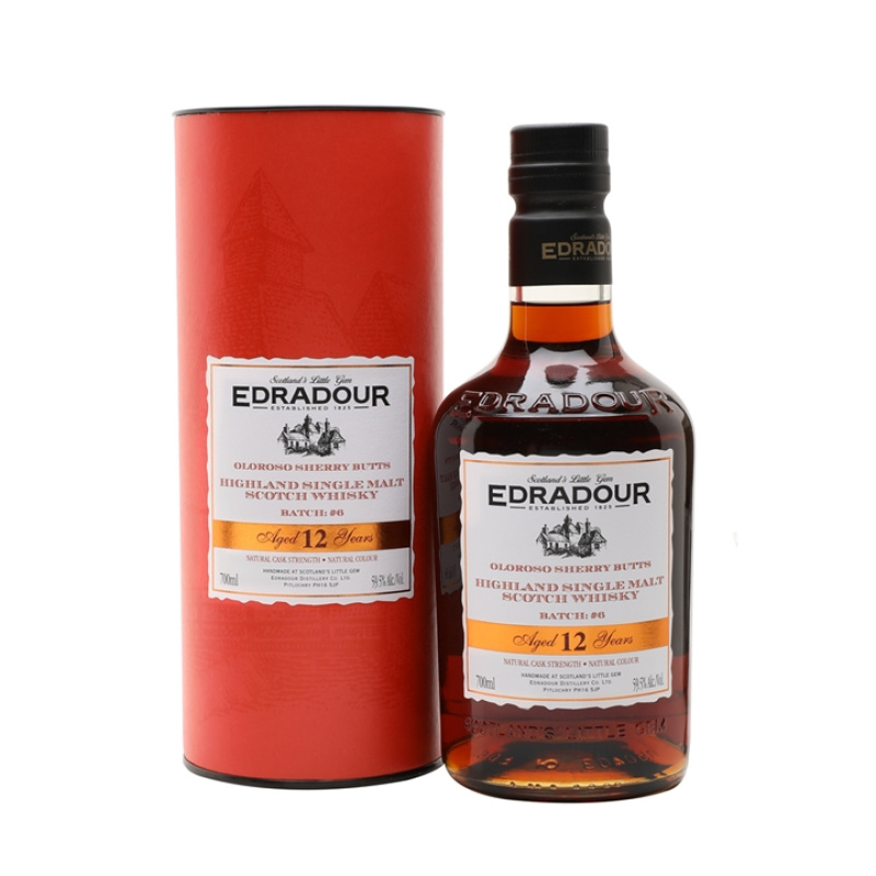 Distillery 12 Year Old – Edradour 12 Year Old / Sherry Cask Strength / Batch 6 Highland Whisky (Highland) | N/A% ABV, 700ml – Buy Now