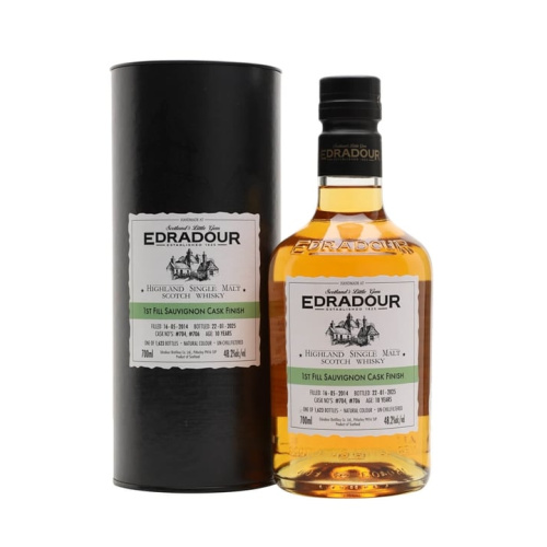 Distillery 10 Year Old – Edradour 2014 / 10 Year Old / Sauvignon Blanc Finish Highland Whisky (Highland) | N/A% ABV, 700ml – Buy Now