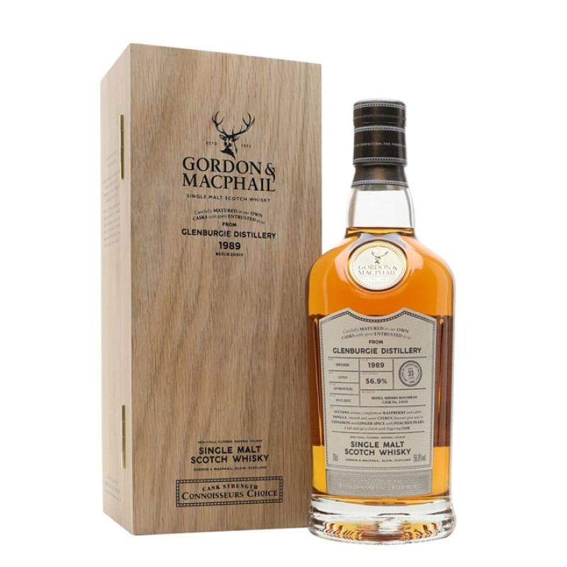 Distillery 33 Year Old – Glenburgie 1989 / 33 Year Old / Cask #14143 / Connoisseurs Choice Speyside Whisky (Speyside) | N/A% ABV, 700ml – Buy Now