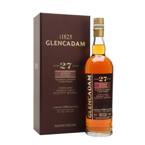 Distillery 27 Year Old – Glencadam 1996 Reserva de Jerez / 27 Year Old / Oloroso Finish Highland Whisky (Highland) | N/A% ABV, 700ml – Buy Now