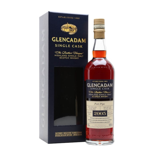 Distillery 17 Year Old – Glencadam Port Pipe 2005 / 17 Year Old Highland Whisky (Highland) | N/A% ABV, 700ml – Buy Now