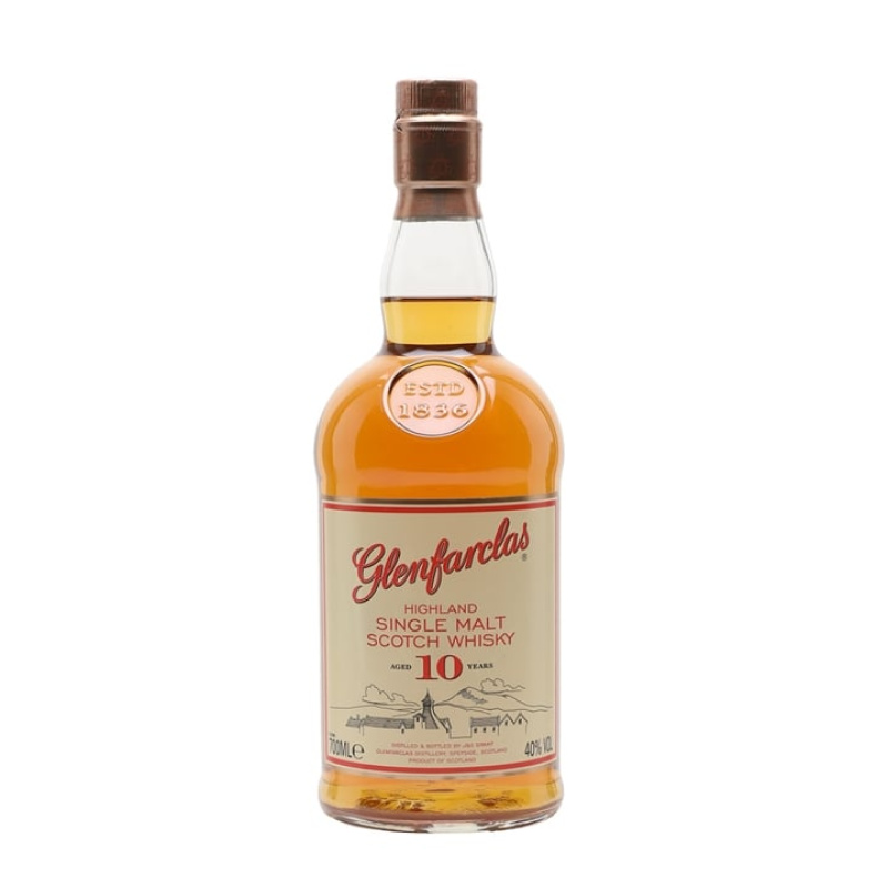 Distillery 10 Year Old – Glenfarclas 10 Year Old Speyside Single Malt Scotch Whisky (Speyside) | N/A% ABV, 700ml – Buy Now