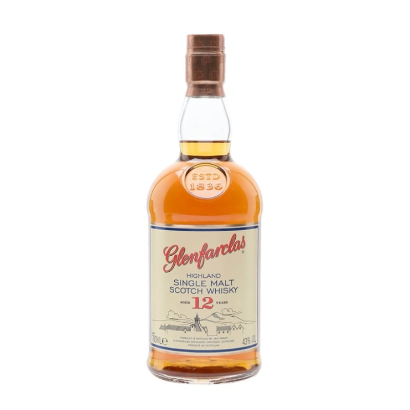 Distillery 12 Year Old – Glenfarclas 12 Year Old Speyside Single Malt Scotch Whisky (Speyside) | N/A% ABV, 700ml – Buy Now