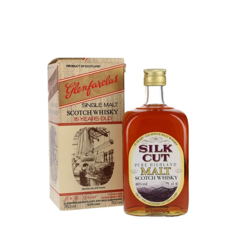 Distillery 15 Year Old – Glenfarclas 15 Year Old / Silk Cut / Bot.1980s Speyside Whisky (Speyside) | N/A% ABV, 700ml – Buy Now