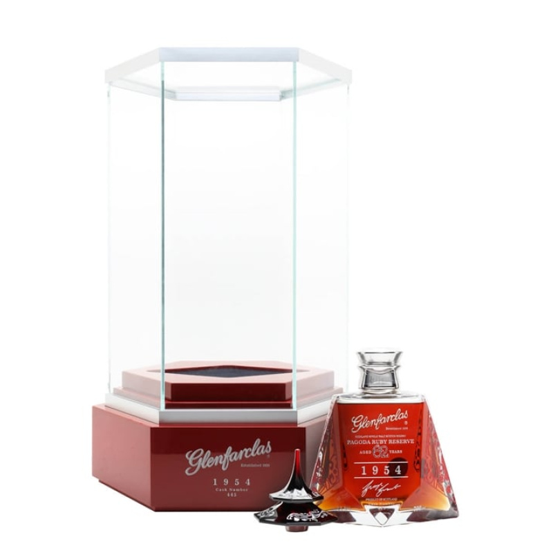 Distillery 62 Year Old – Glenfarclas 1954 / 62 Year Old / Pagoda Ruby Reserve Silver Speyside Whisky (Speyside) | N/A% ABV, 700ml – Buy Now