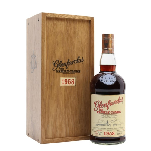 Distillery NAS Year Old – Glenfarclas 1958 / Sherry Cask #2245 / 1st Release / The Family Casks Speyside Whisky (Speyside) | N/A% ABV, 700ml – Buy Now