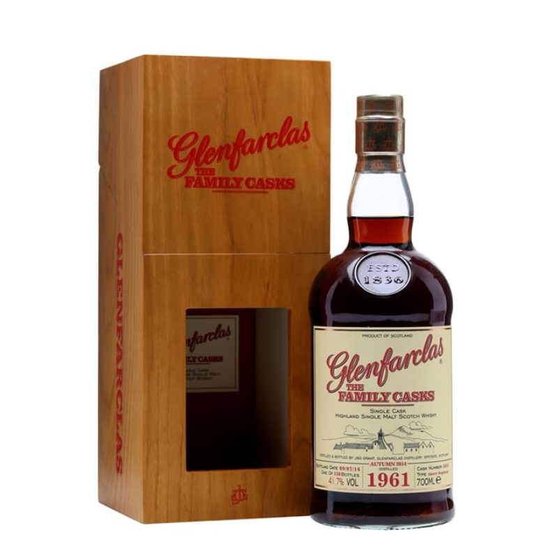Distillery NAS Year Old – Glenfarclas 1961 / Family Casks A14 / Sherry Cask Speyside Whisky (Speyside) | N/A% ABV, 700ml – Buy Now