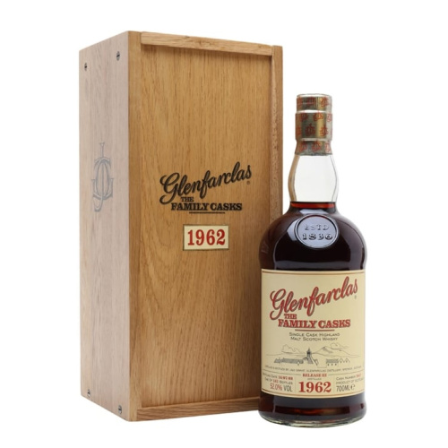 Distillery NAS Year Old – Glenfarclas 1962 / Sherry Cask #2647 / Family Cask III Speyside Whisky (Speyside) | N/A% ABV, 700ml – Buy Now