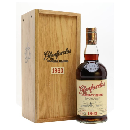 Distillery NAS Year Old – Glenfarclas 1963 / Sherry Cask 4098 / 1st Release / The Family Casks Speyside Whisky (Speyside) | N/A% ABV, 700ml – Buy Now