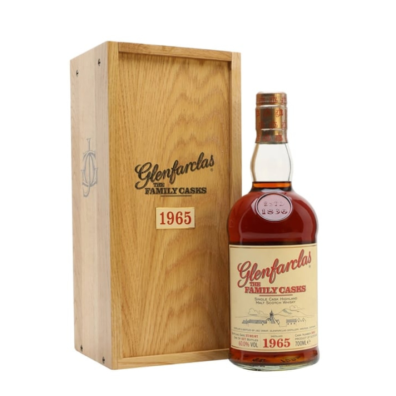 Distillery NAS Year Old – Glenfarclas 1965 / Sherry Cask / The Family Casks Speyside Whisky (Speyside) | N/A% ABV, 700ml – Buy Now