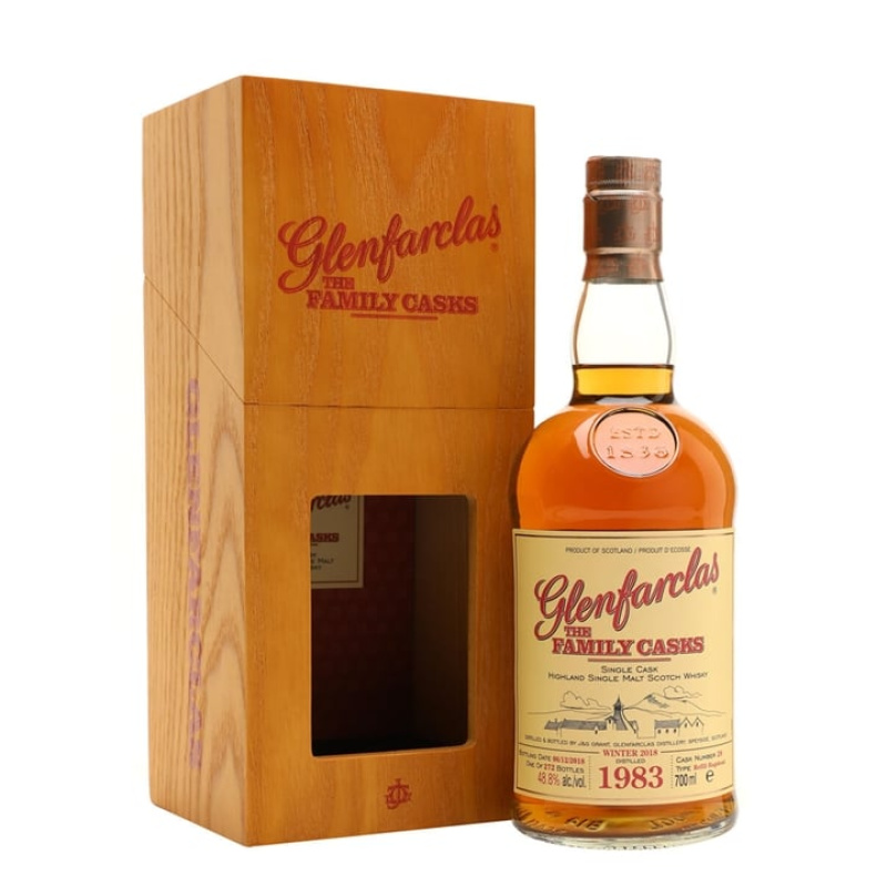 Distillery NAS Year Old – Glenfarclas 1983 / Family Casks / Cask #28 / Winter 2018 Release Speyside Whisky (Speyside) | N/A% ABV, 700ml – Buy Now