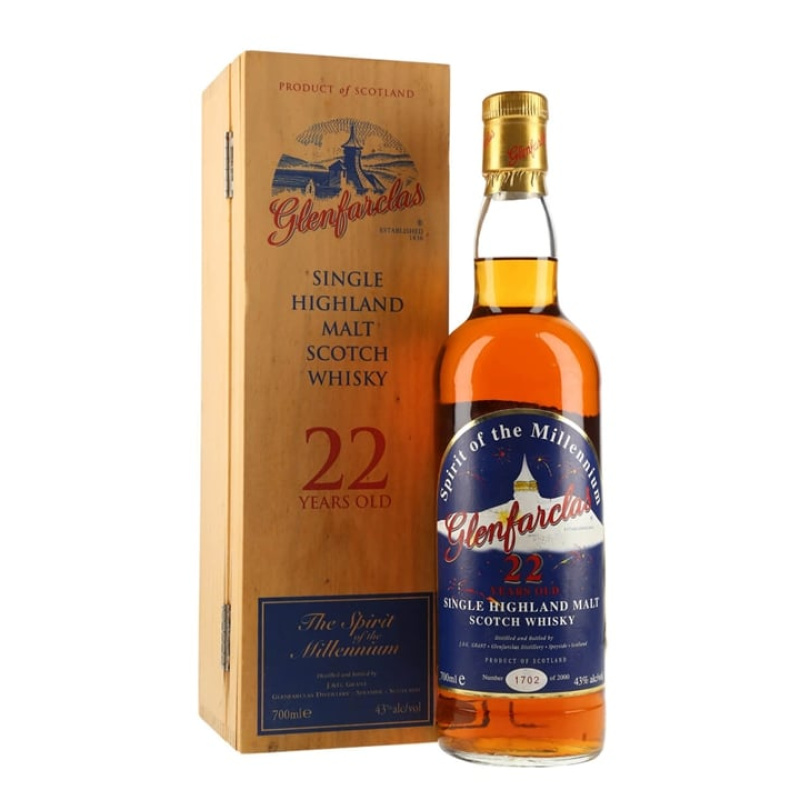 Distillery 22 Year Old – Glenfarclas 22 Year Old / Spirit of the Millennium Speyside Whisky (Speyside) | N/A% ABV, 700ml – Buy Now
