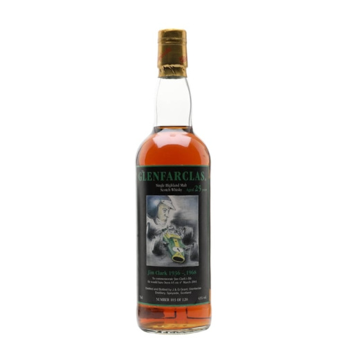 Glenfarclas 25 Year Old / Jim Clark Speyside Single Malt Scotch Whisky