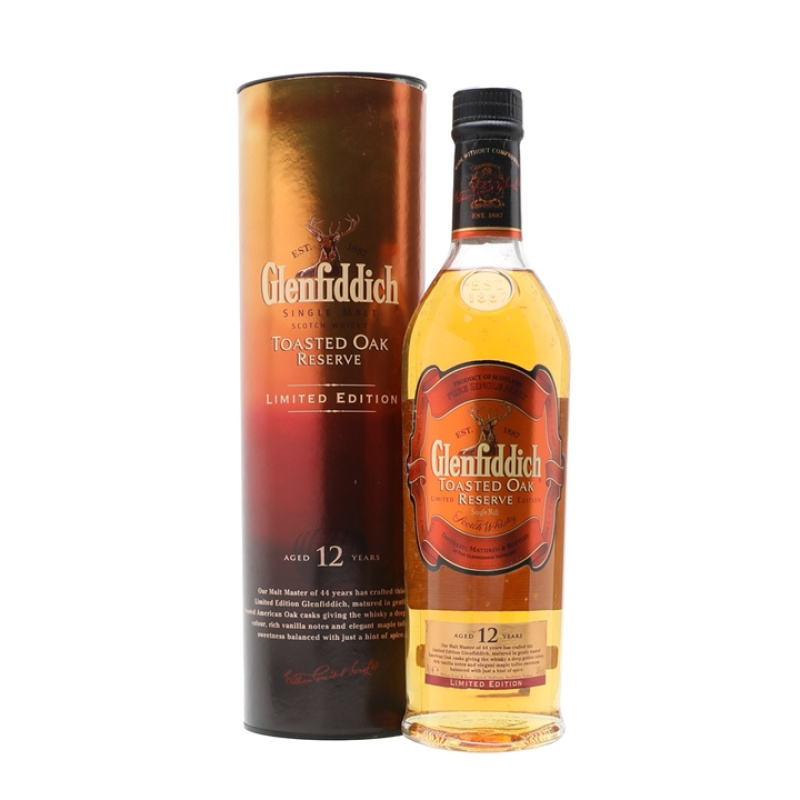 Distillery 12 Year Old – Glenfiddich 12 Year Old / Toasted Oak Reserve Speyside Whisky (Speyside) | N/A% ABV, 700ml – Buy Now