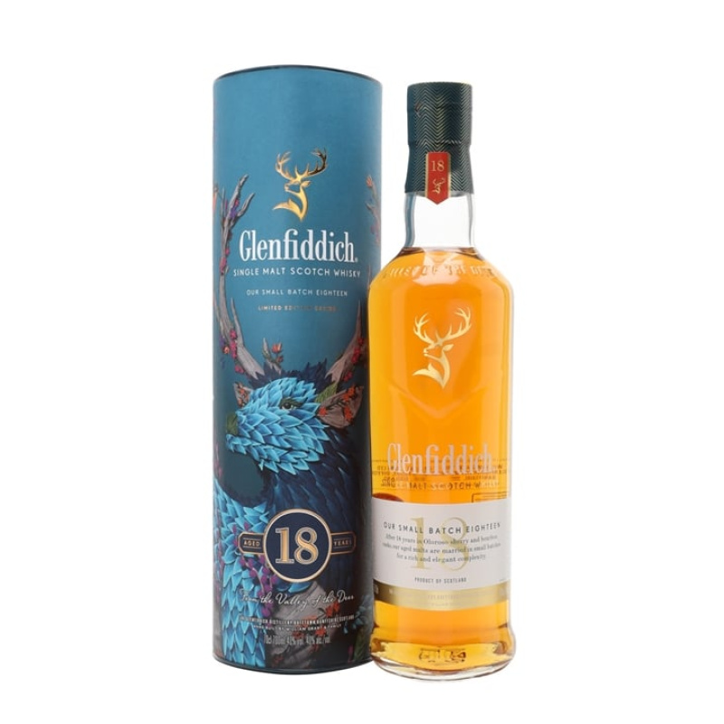 Distillery 18 Year Old – Glenfiddich 18 Year Old Speyside Single Malt Scotch Whisky (Speyside) | N/A% ABV, 700ml – Buy Now