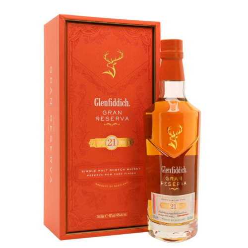 Glenfiddich 21 Year Old / Gran Reserva Rum Cask Finish Speyside Single Malt Scotch Whisky