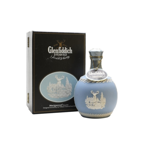 Glenfiddich 21 Year Old / Wedgwood Decanter Speyside Single Malt Scotch Whisky