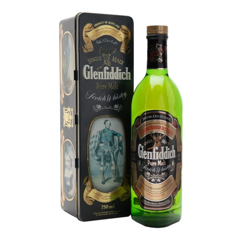 Distillery NAS Year Old – Glenfiddich Pure Malt / Special Old Reserve / Clan Macpherson / Bot.1980s Speyside Whisky (Speyside) | N/A% ABV, 700ml – Buy Now