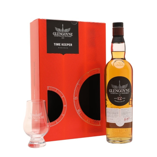Distillery 12 Year Old – Glengoyne 12 Year Old / Time Keeper Gift Set Highland Whisky (Highland) | N/A% ABV, 700ml – Buy Now