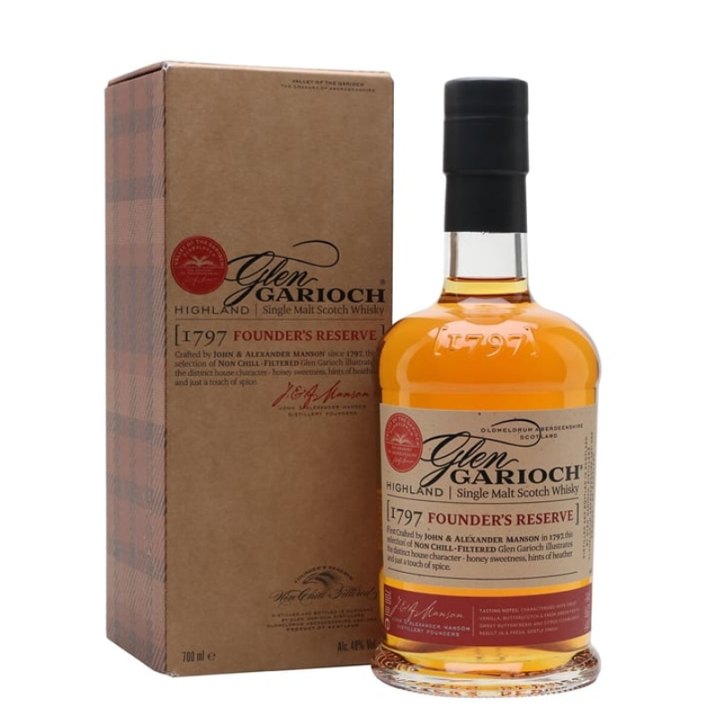 Distillery NAS Year Old – Glen Garioch Founder's Reserve Highland Single Malt Scotch Whisky (Highland) | N/A% ABV, 700ml – Buy Now