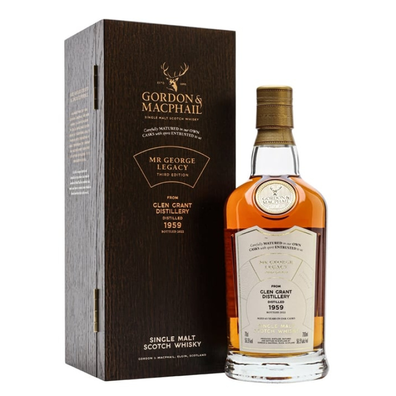Distillery 63 Year Old – Glen Grant 1959 / 63 Year Old / Sherry Cask / Mr George Legacy Third Edition Speyside Whisky (Speyside) | N/A% ABV, 700ml – Buy Now