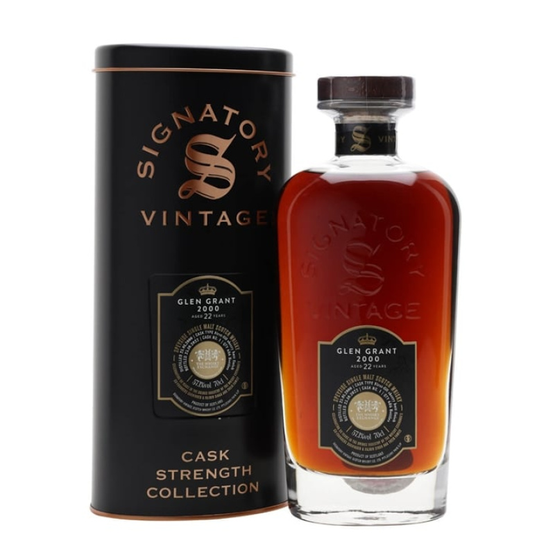 Distillery 22 Year Old – Glen Grant 2000 / 22 Year Old / Sherry Finish /Signatory for The Whisky Exchange Speyside Whisky (Speyside) | N/A% ABV, 700ml – Buy Now