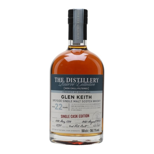 Glen Keith 1998 / 22 Year Old / Cask #69720 / Distillery Reserve Collection Speyside Single Malt Scotch Whisky