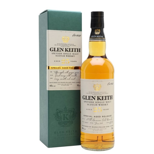 Distillery 25 Year Old – Glen Keith 25 Year Old / Secret Speyside Speyside Whisky (Speyside) | N/A% ABV, 700ml – Buy Now