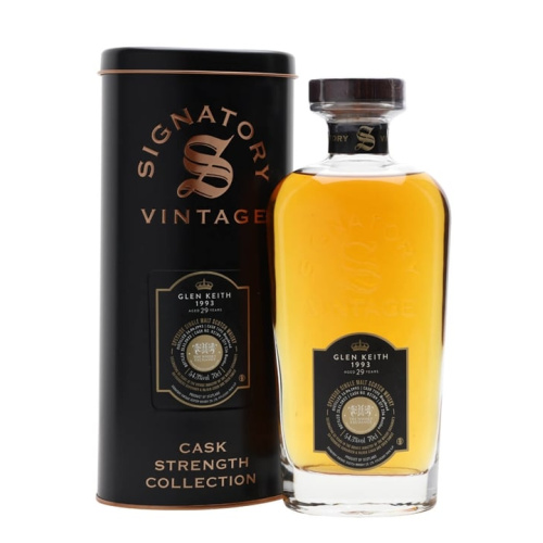 Glen Keith 1993 / 29 Year Old / Signatory for The Whisky Exchange Speyside Single Malt Scotch Whisky
