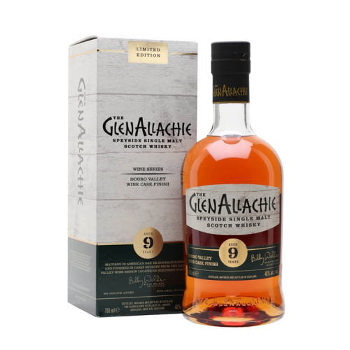 Glenallachie 9 Year Old Douro Valley Wine Finish / Wine Cask Series Speyside Single Malt Scotch Whisky