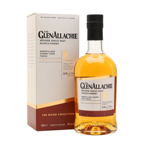 Distillery 9 Year Old – Glenallachie 9 Year Old Amontillado Sherry Cask Finish / The Wood Collection Speyside Whisky (Speyside) | N/A% ABV, 700ml – Buy Now