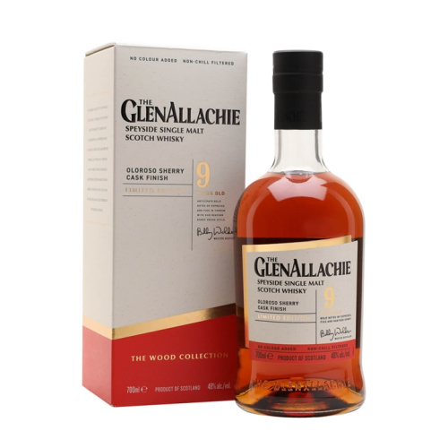 Distillery 9 Year Old – Glenallachie 9 Year Old Oloroso Sherry Cask Finish / The Wood Collection Speyside Whisky (Speyside) | N/A% ABV, 700ml – Buy Now