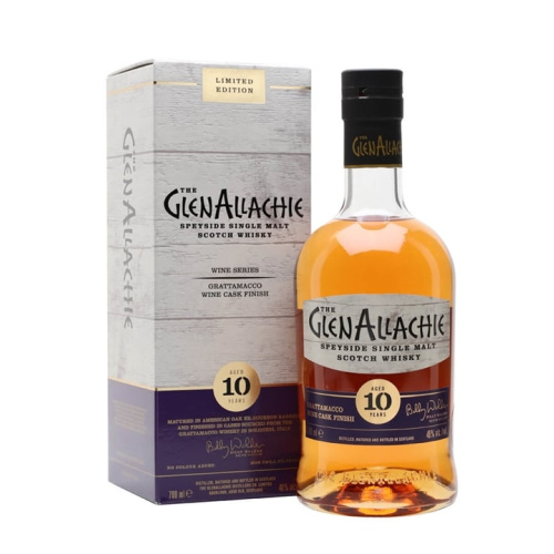Glenallachie 10 Year Old Grattamacco Wine Finish / Wine Cask Series Speyside Single Malt Scotch Whisky