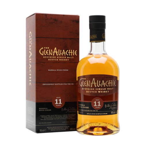 Glenallachie 11 Year Old Marsala Finish / Wood Finish Series Speyside Single Malt Scotch Whisky